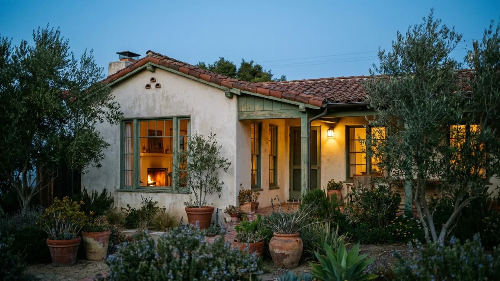 An older California home with a well-kept but dated facade, the kind held in one family for decades